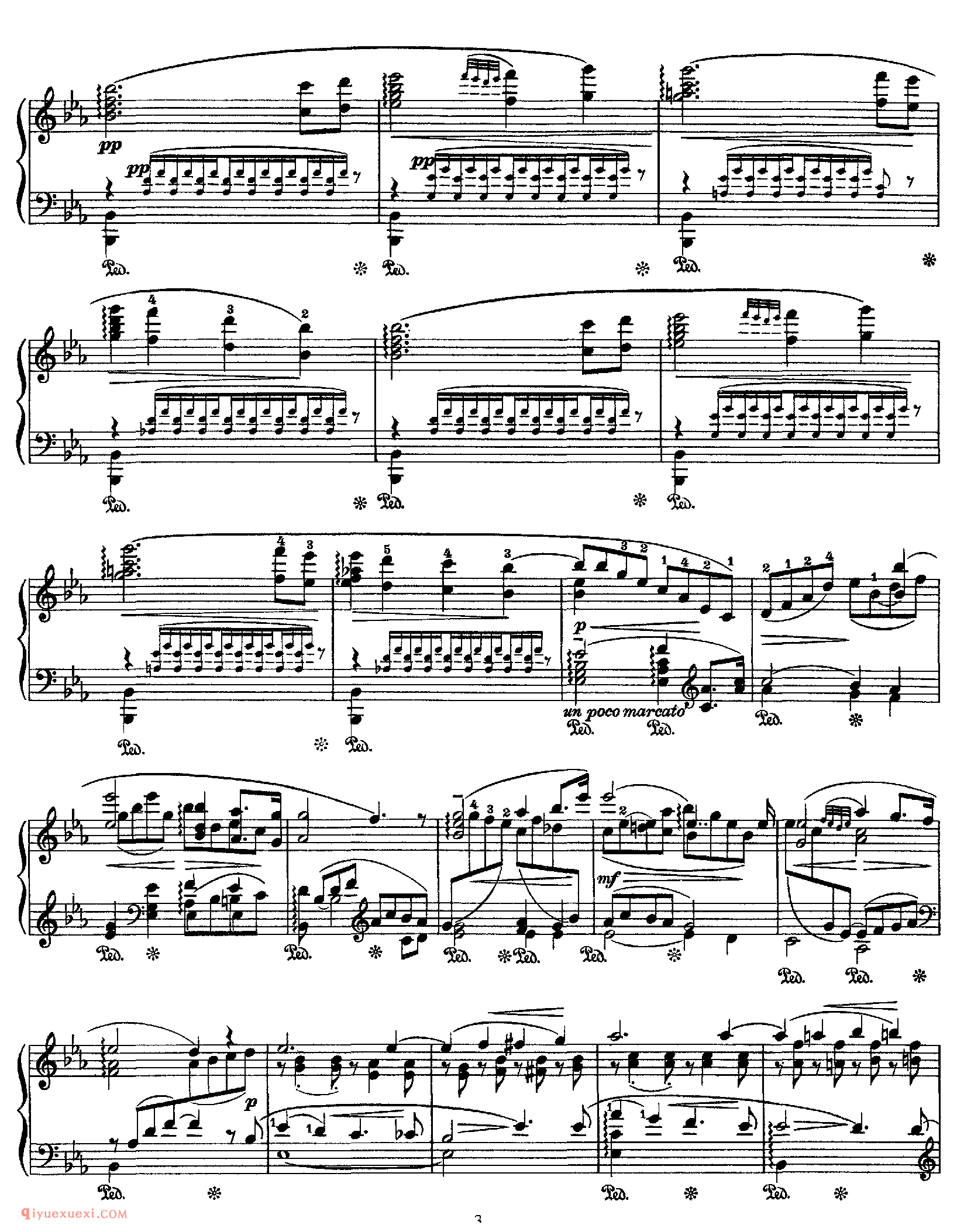 Elsa's Bridal Procession (Wagner)_改编瓦格纳_李斯特钢琴乐谱