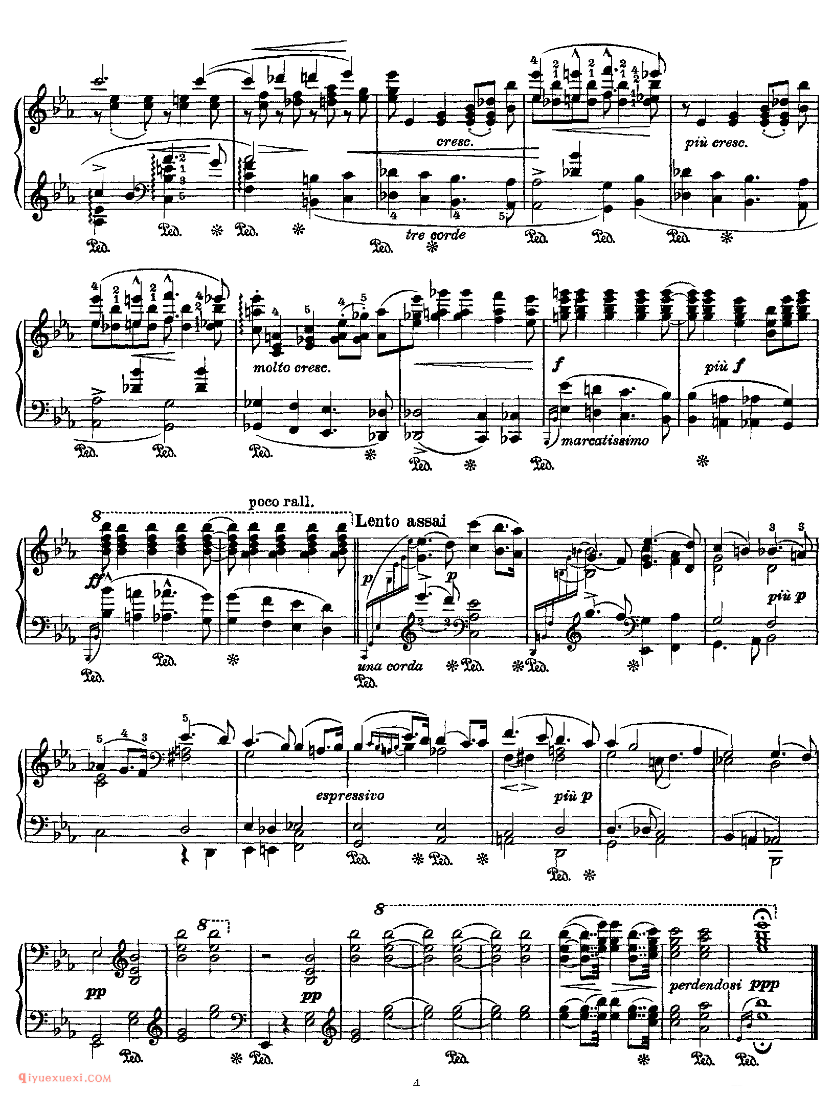 Elsa's Bridal Procession (Wagner)_改编瓦格纳_李斯特钢琴乐谱