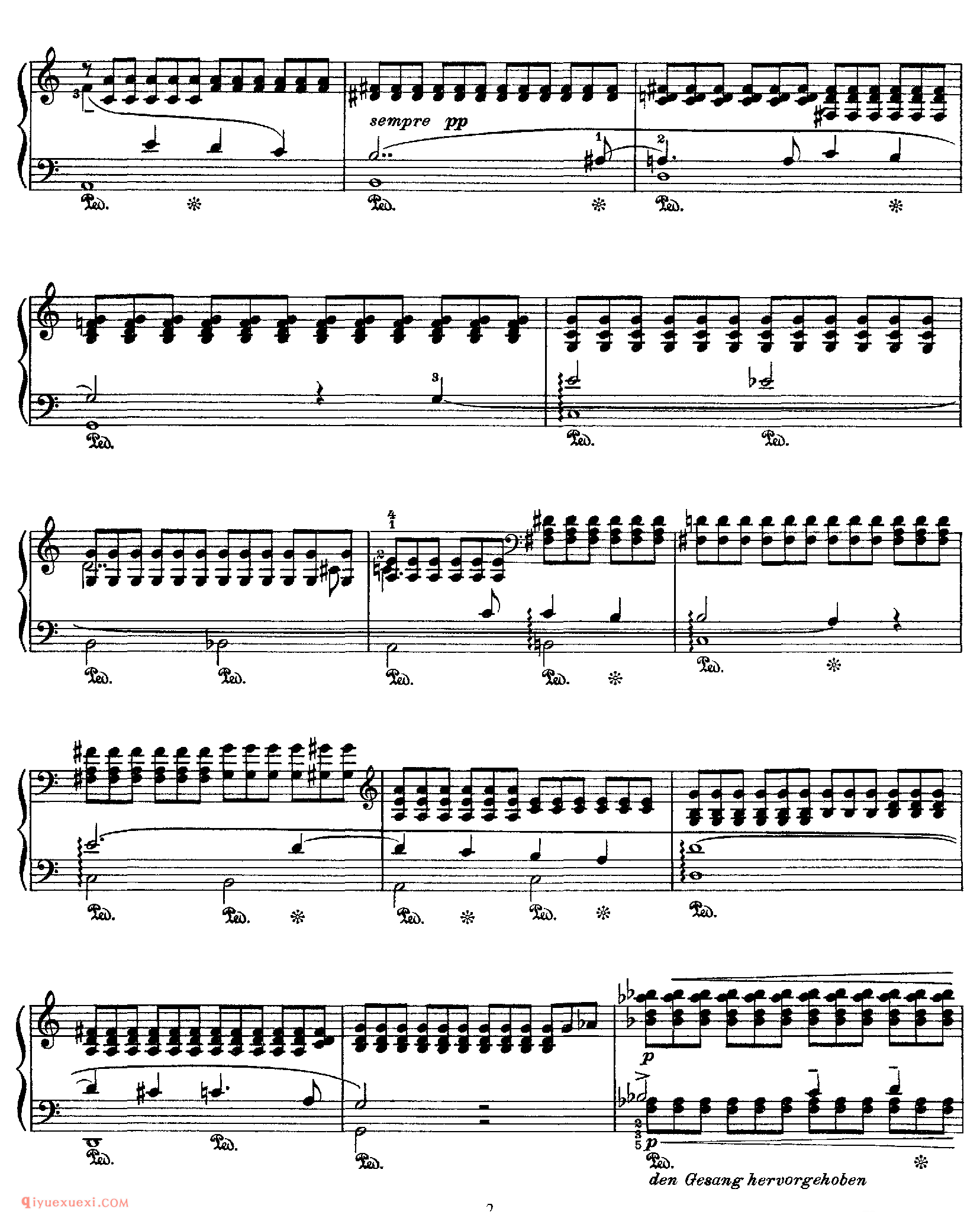 Lohengrin's Admonition (Wagner)_改编瓦格纳_李斯特钢琴乐谱