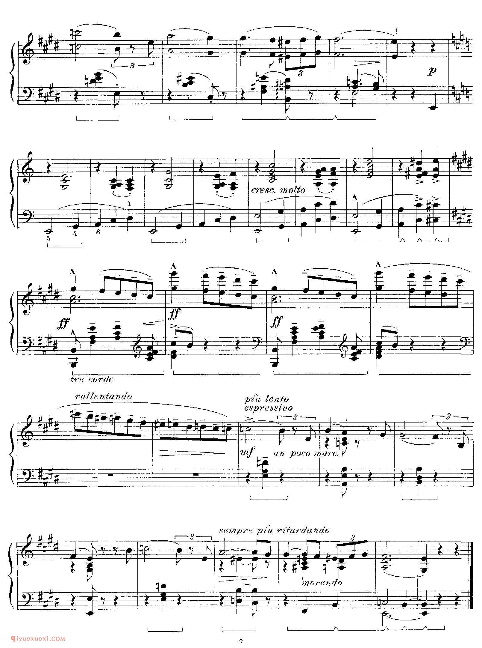 李斯特四首钢琴小曲_four Little Piano Pieces_李斯特钢琴乐谱
