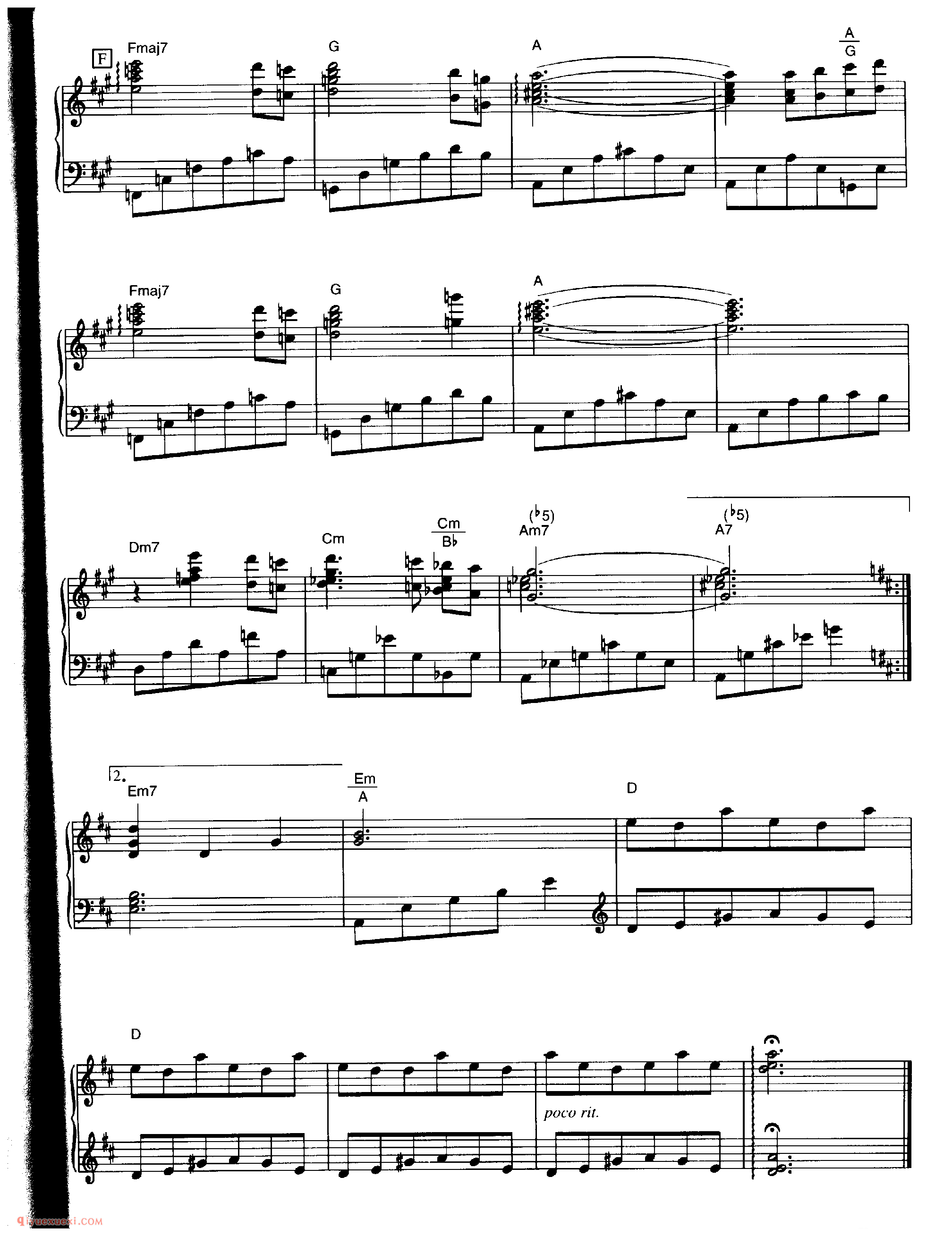 Something_久石让钢琴谱