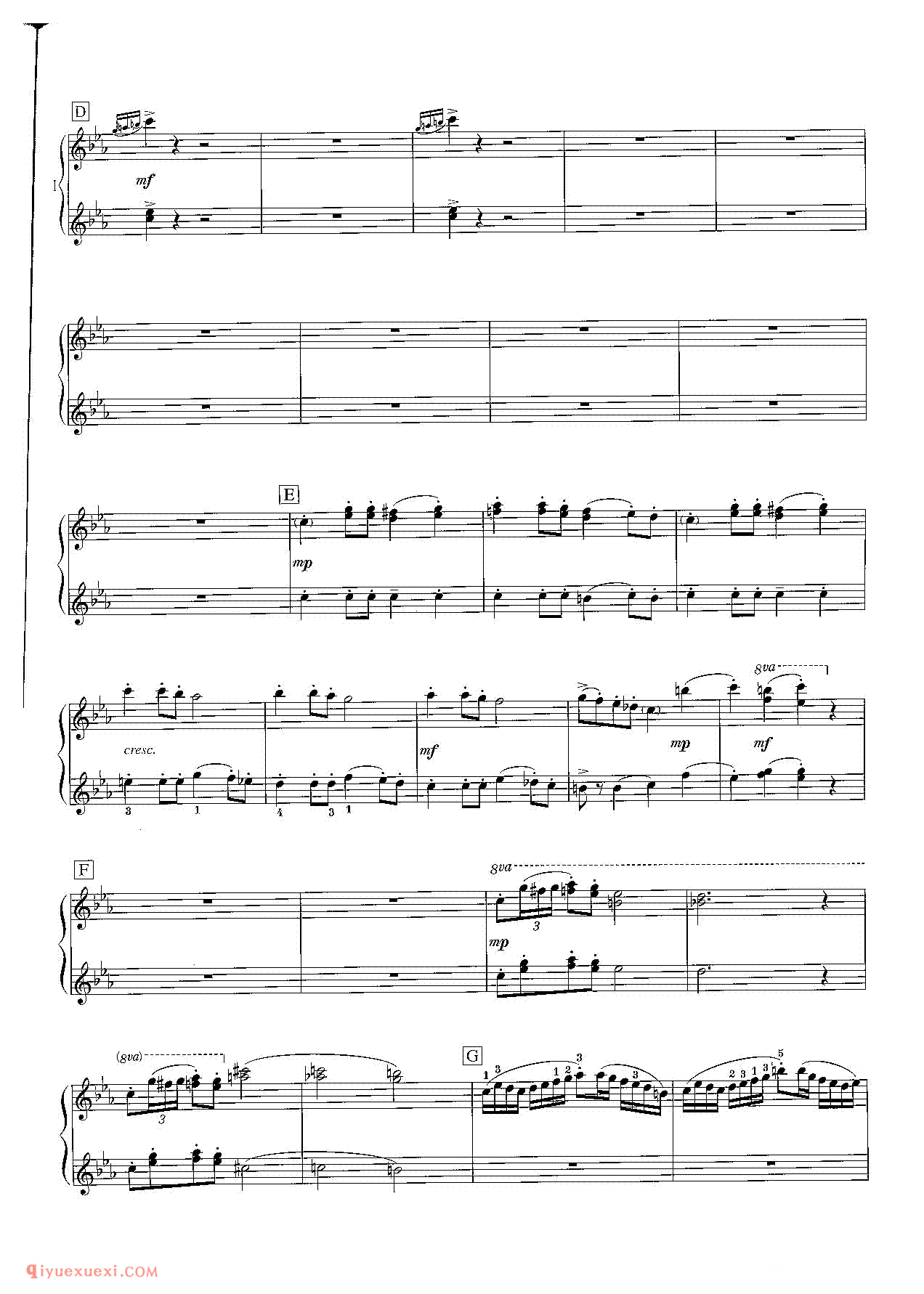 Sootballs_四手联弹分谱_久石让钢琴谱