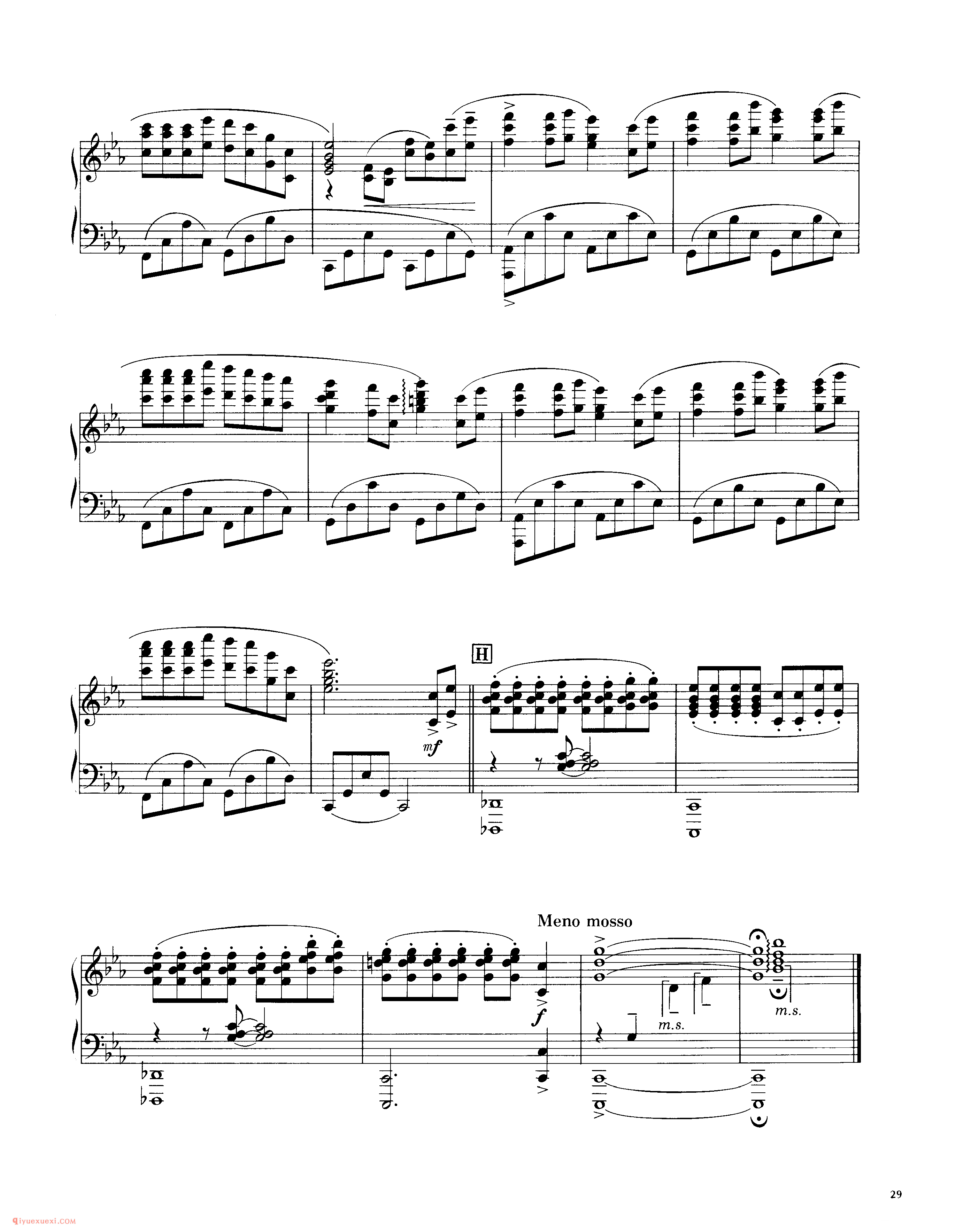 The Wind Forest_久石让钢琴谱