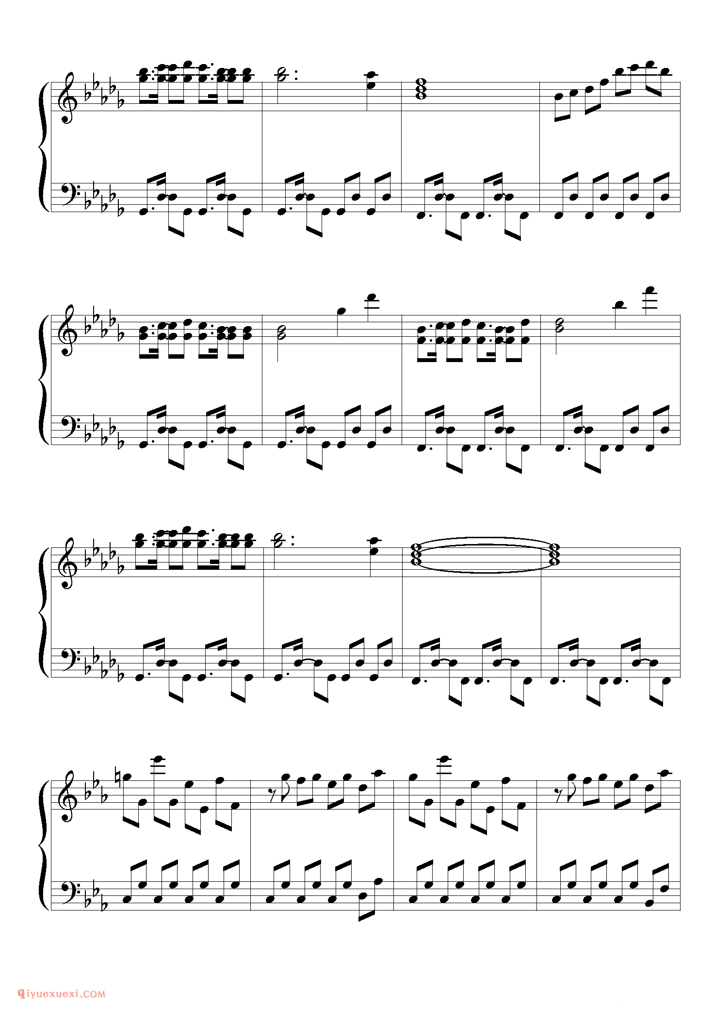 [東方ピアノEasyモード楽譜][easy][4]幻想科学　～ Doll's Phantom_东方(project)钢琴谱