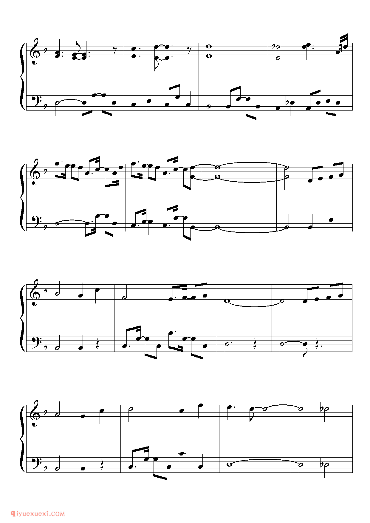 [東方ピアノEasyモード楽譜][easy][4]フェアリー冒険譚_东方(project)钢琴谱