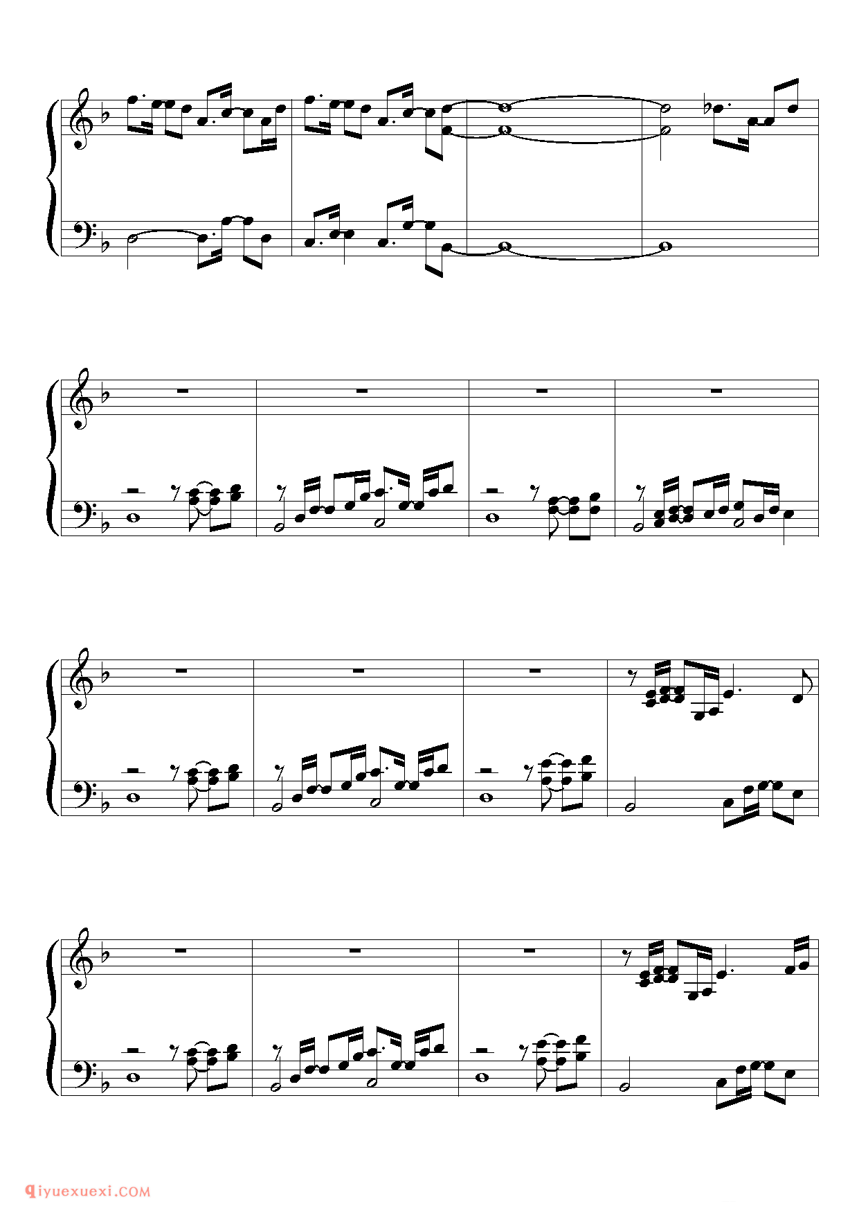 [東方ピアノEasyモード楽譜][easy][4]フェアリー冒険譚_东方(project)钢琴谱