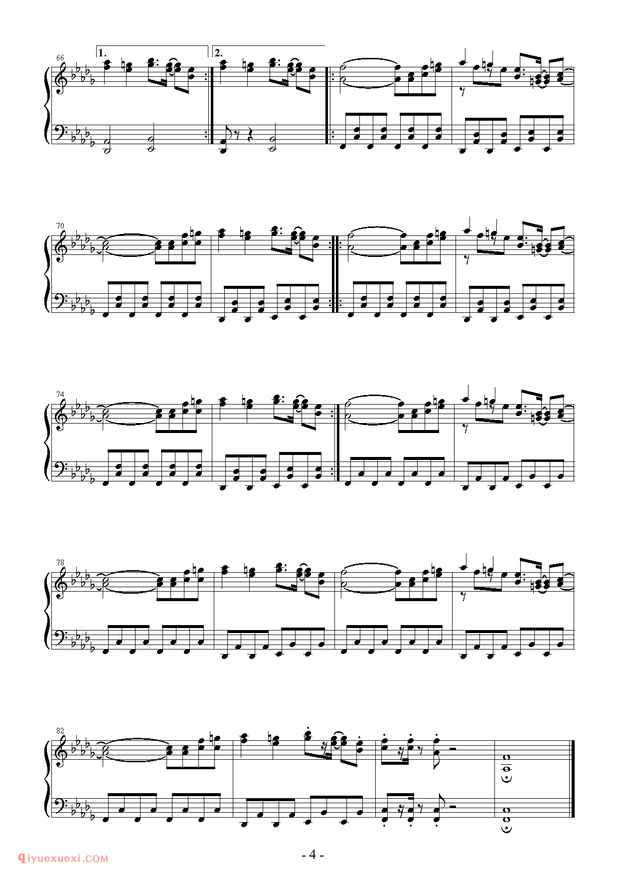 [东方幻音奏][normal][4]G Free_东方(project)钢琴谱