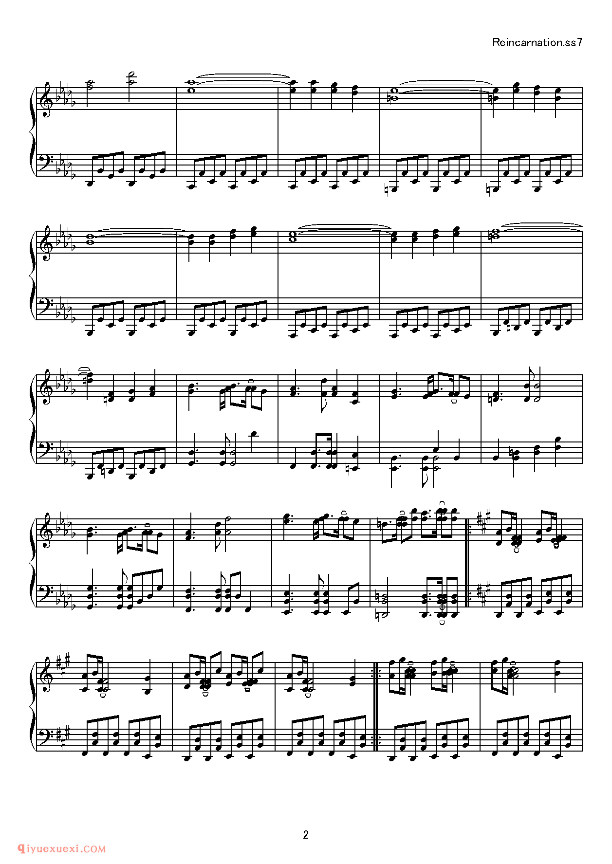 [kituneyuu][normal][4]_东方(project)钢琴谱