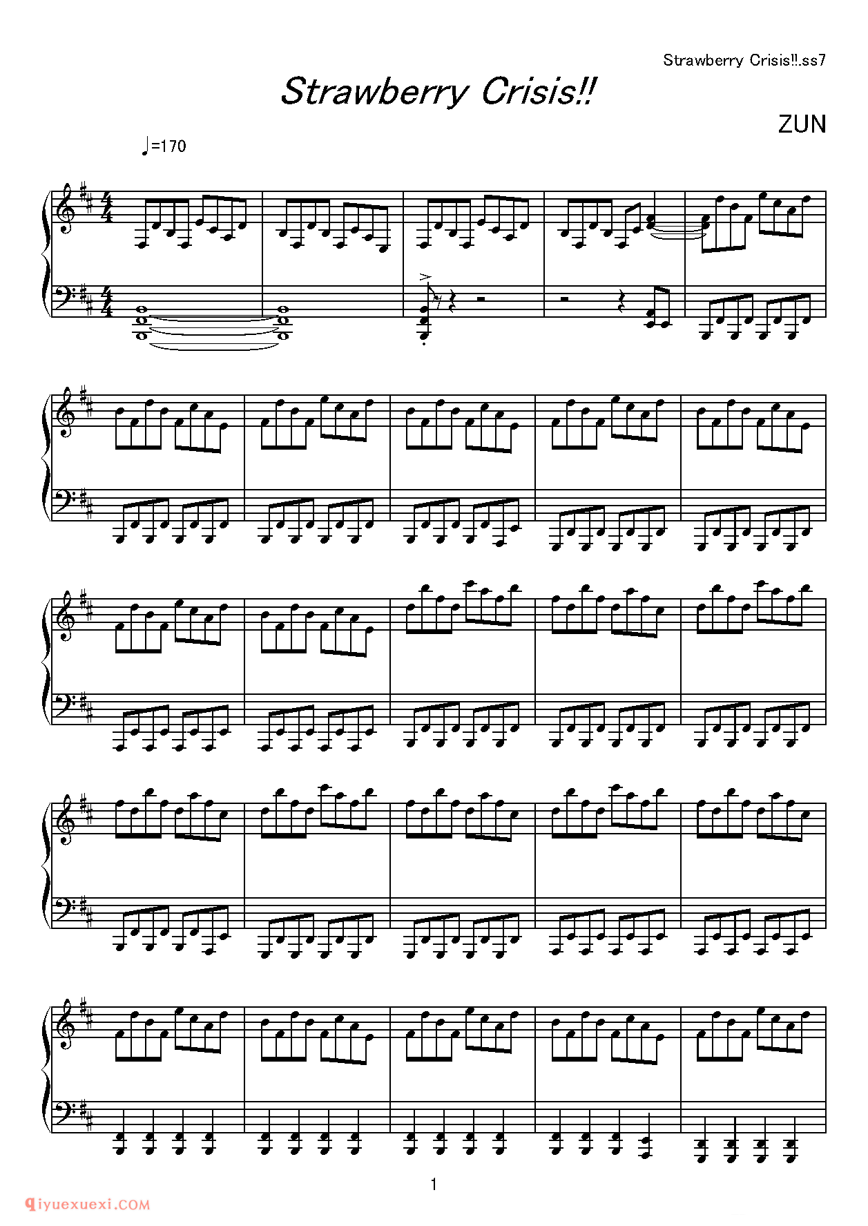 [kituneyuu][normal][4]_东方(project)钢琴谱