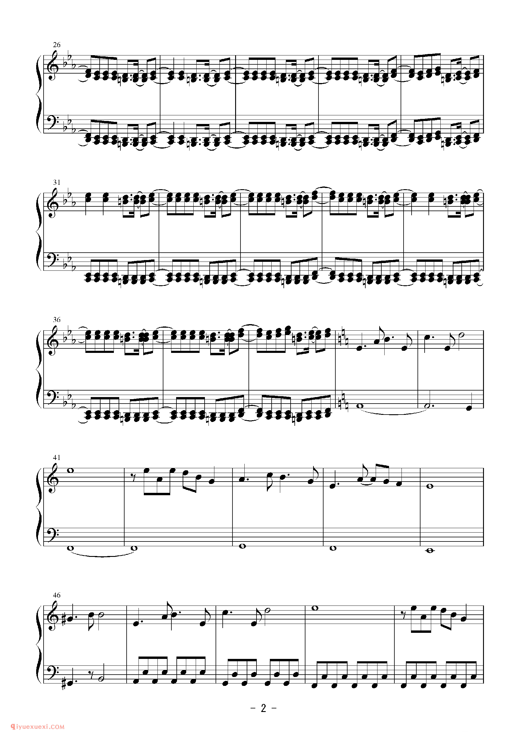 [Bosendorfer][easy][3]_ラクトガール～少女密室_东方(project)钢琴谱