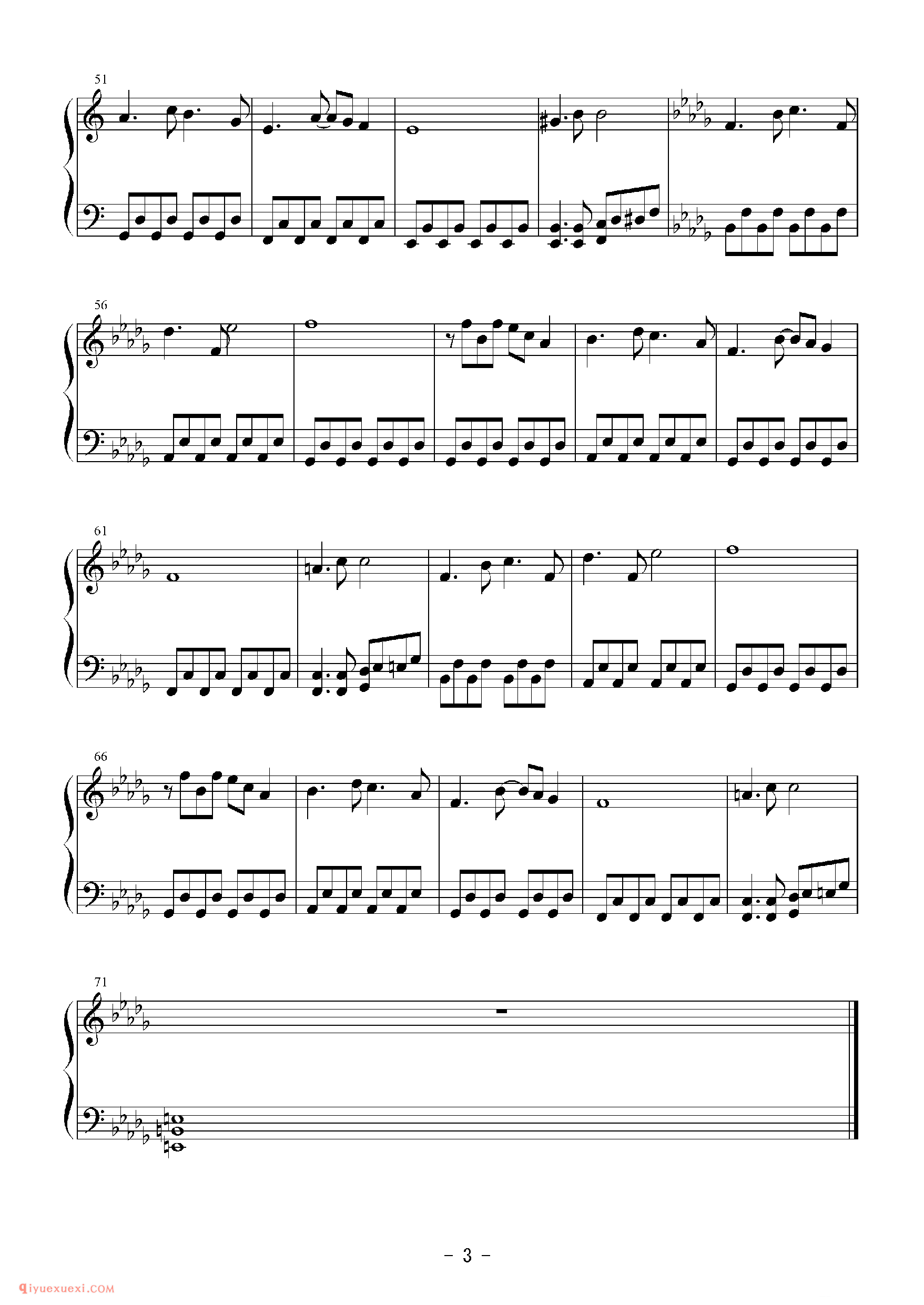 [Bosendorfer][easy][3]_ラクトガール～少女密室_东方(project)钢琴谱