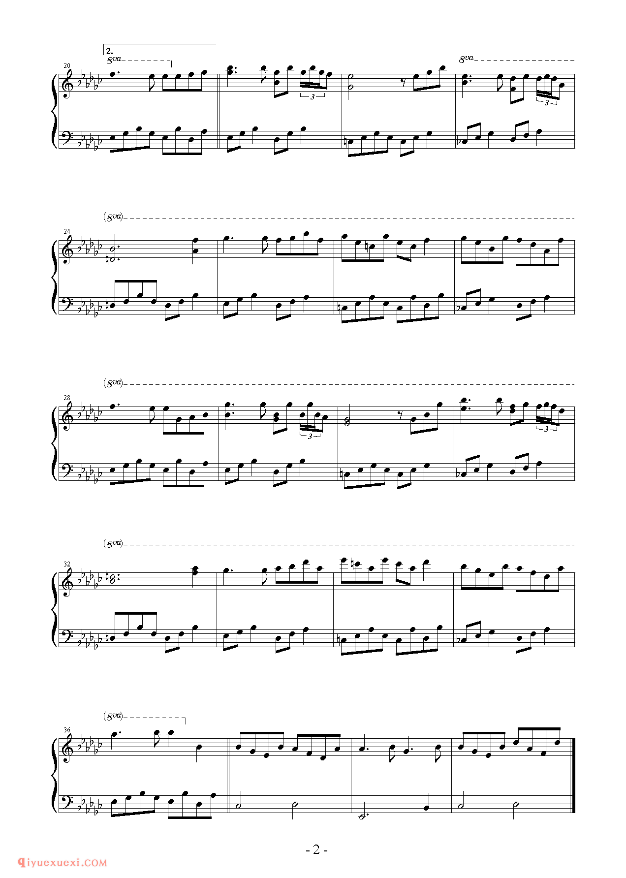 [东方幻音奏][easy][2]_東方紅魔郷_东方（project）钢琴谱