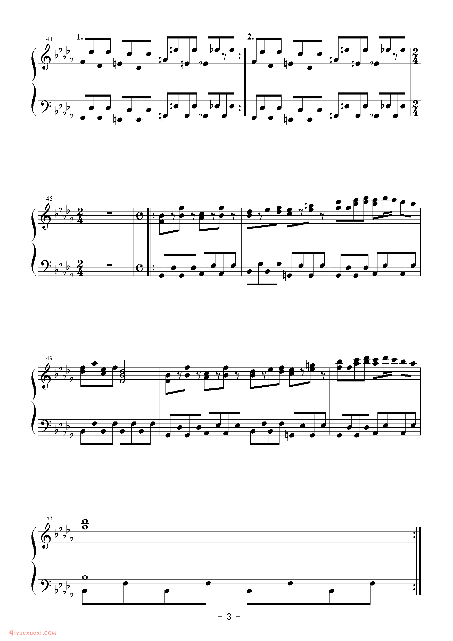 [Bosendorfer][normal][3]_U.N.オーエンは彼女なのか？_东方(project)钢琴谱