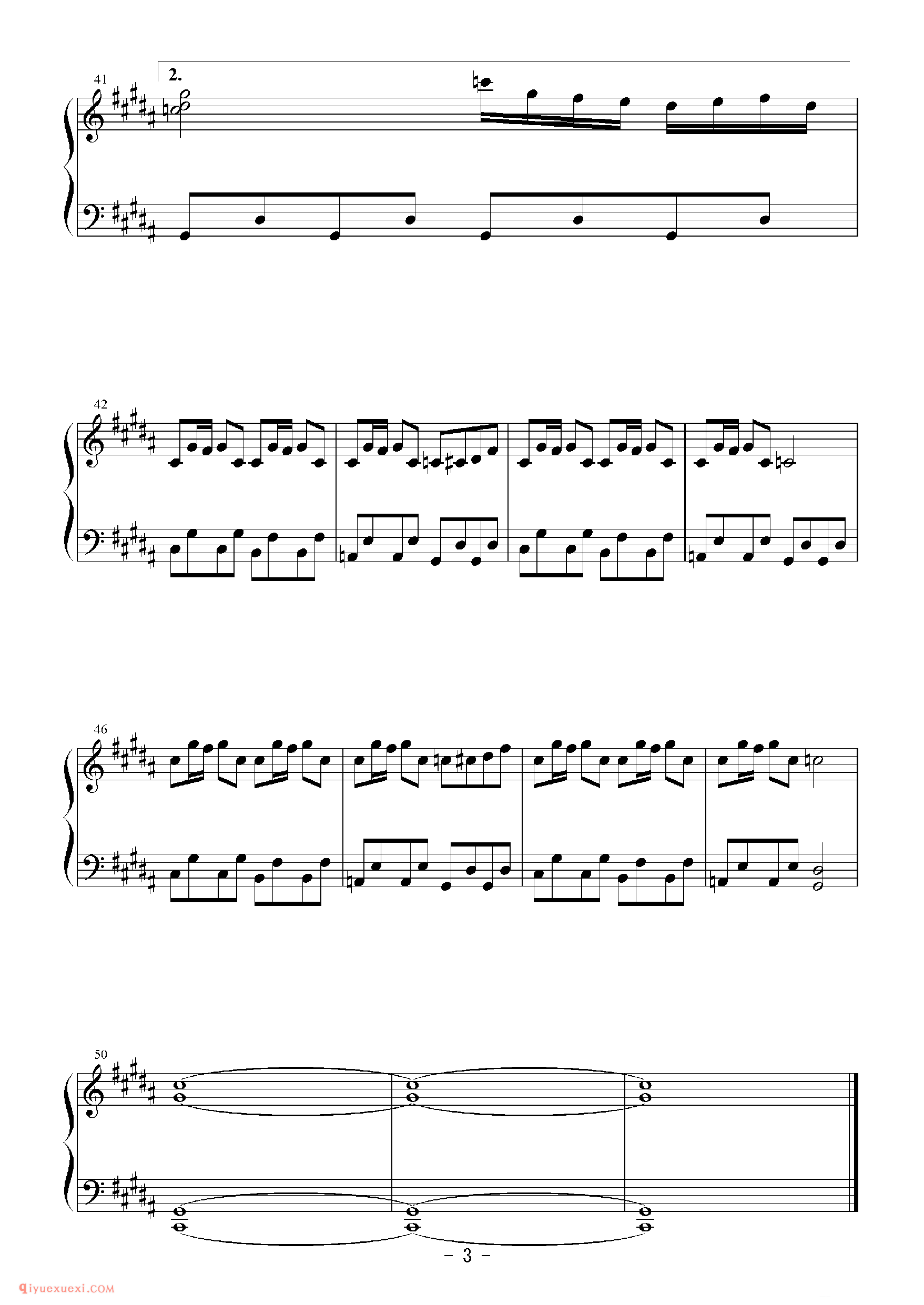 [Bosendorfer][easy][3]_懐かしき東方の血～Old World_东方(project)钢琴谱 