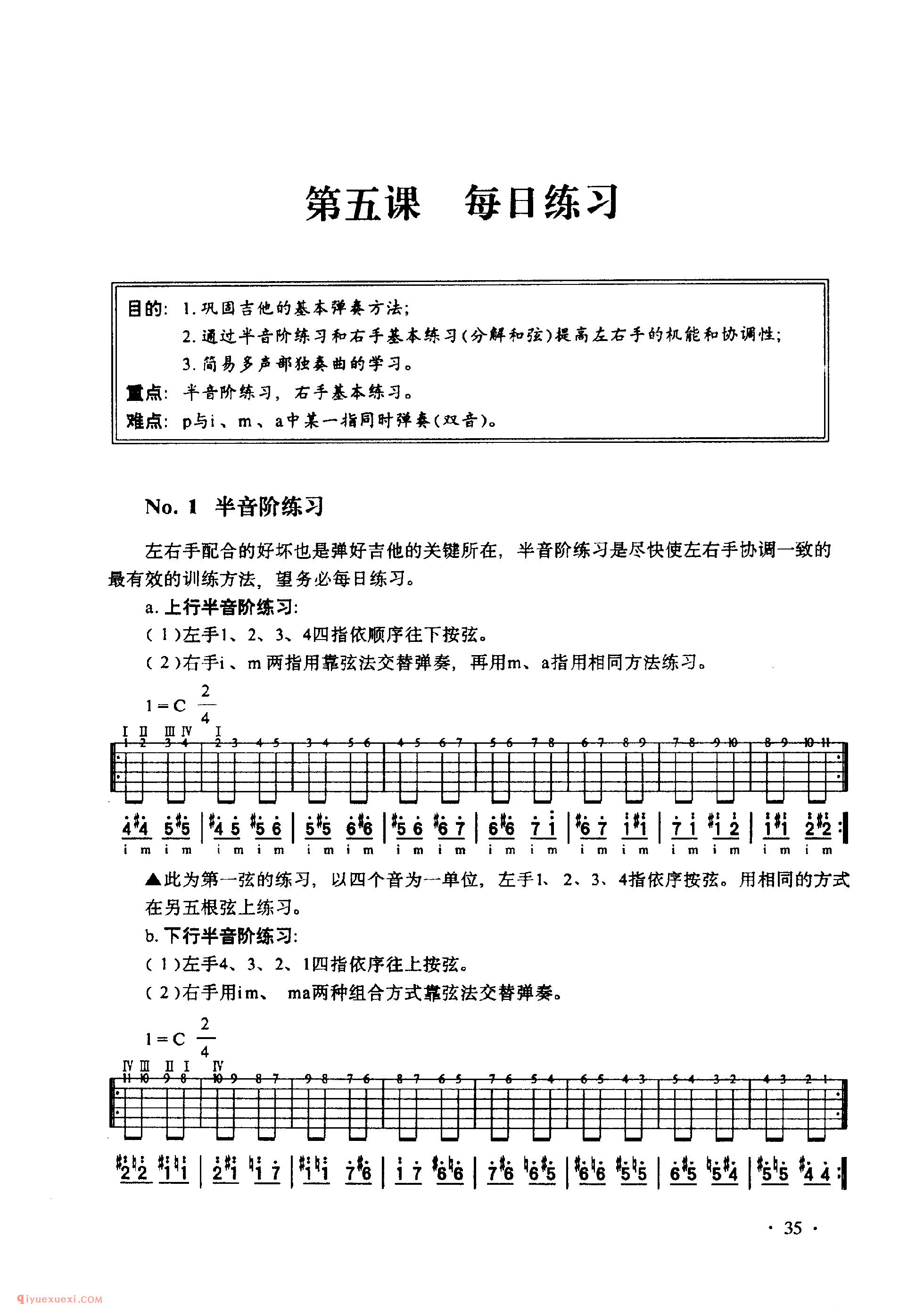 吉他每日练习