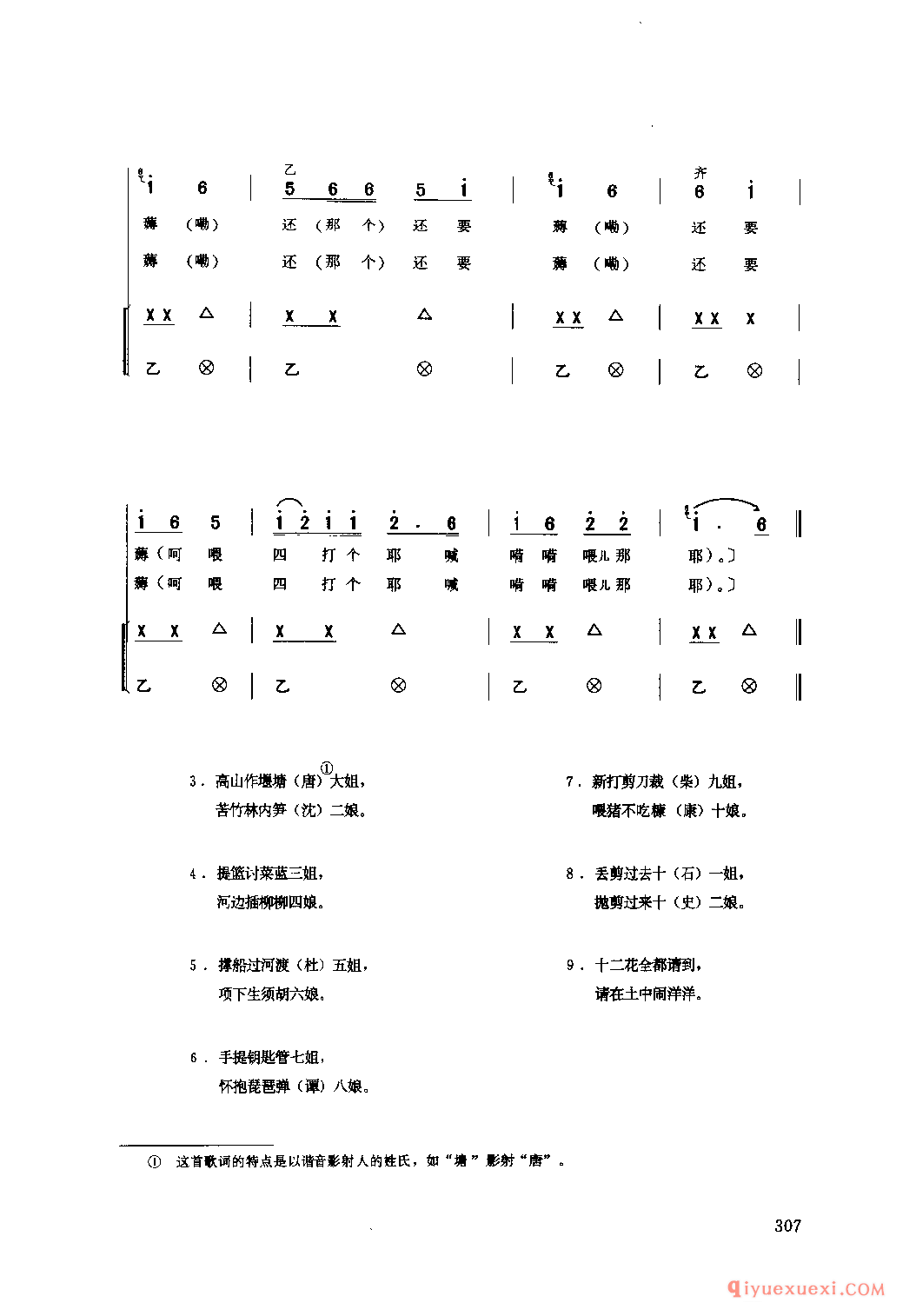 打闹联唱 南川县_薅草锣鼓_四川汉族民歌简谱