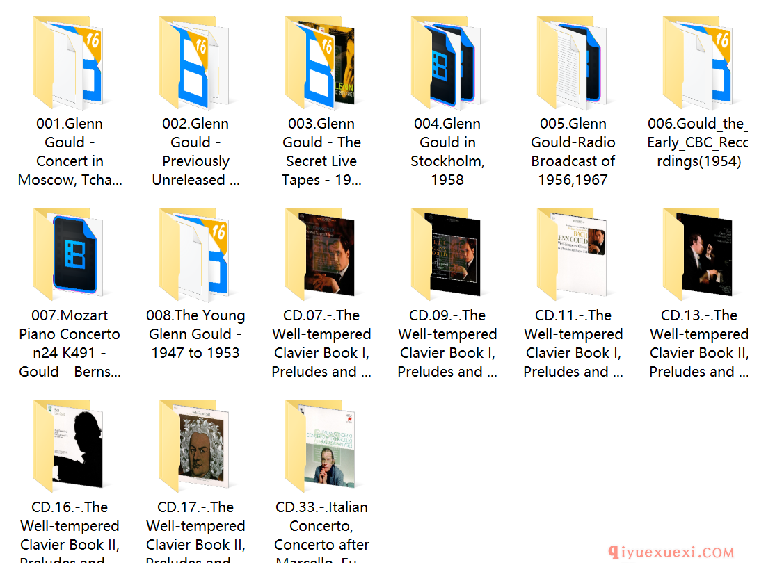 格伦·古尔德现场录音及钢琴作品合集下载，Glenn Gould Rare Recordings作品大全
