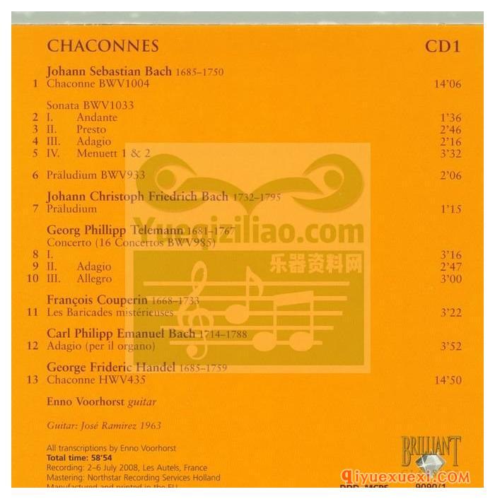 古典吉他作品合集下载 | The Classical Guitar Collection_Brilliant Classics 25CD音频