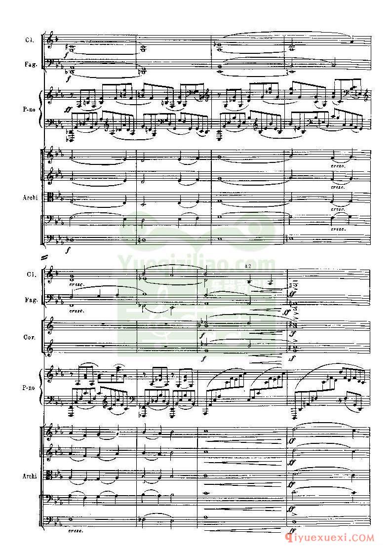 PDF交响乐谱 | 拉赫玛尼诺夫第二钢琴协奏曲总谱PDF版