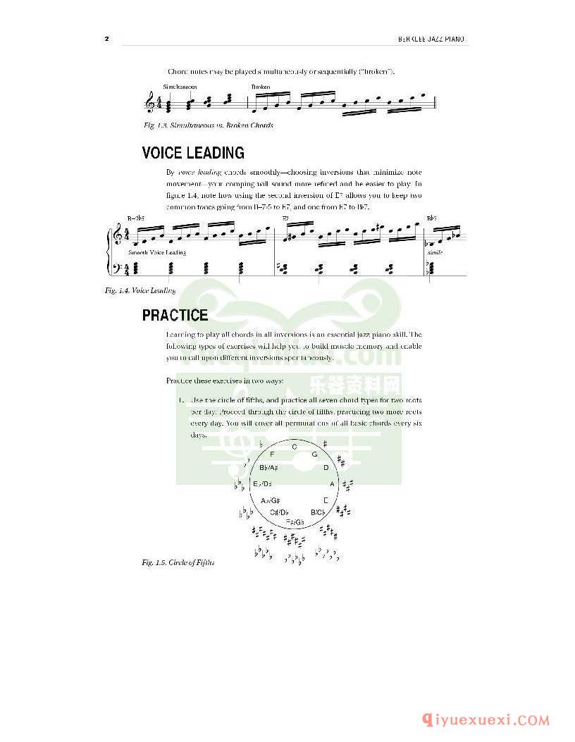 PDF钢琴教材下载 | 伯克利爵士钢琴(Berklee Jazz Piano)原版电子书