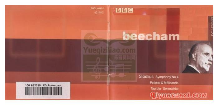西贝柳斯：第四、第七交响曲、佩利亚斯与梅丽桑德、塔皮奥拉、白天鹅组曲CD专辑APE音乐下载 | BBC Legends传奇系列