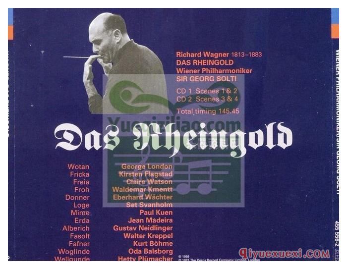 歌剧录音下载 | Sir Georg Solti瓦格纳：尼伯龙根的指环》WagnerDer Ring des Nibelungen[APE]专辑