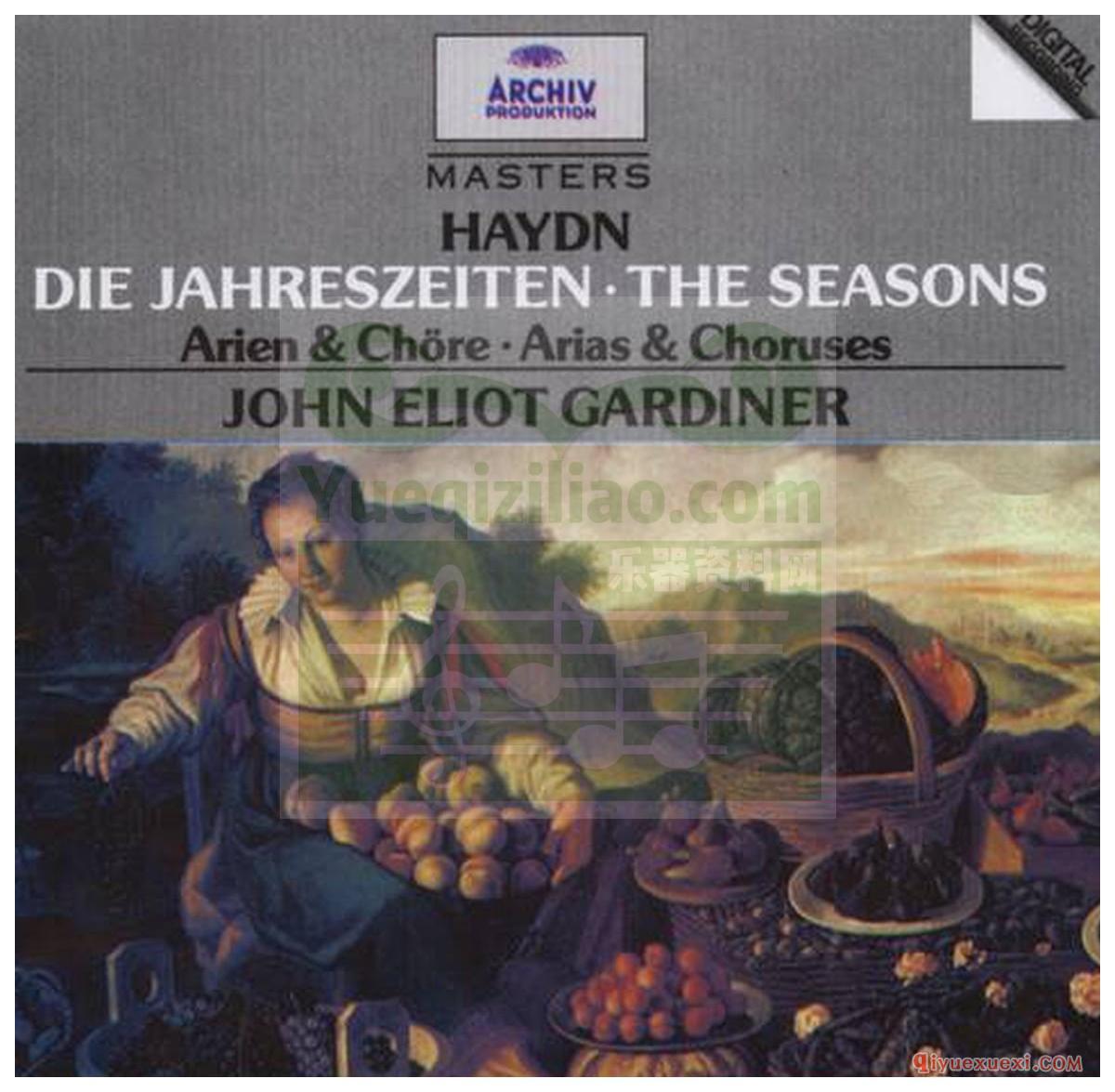 歌剧录音下载 | 加迪纳Gardiner清唱剧《四季》咏叹调与合唱(The Seasons-Arias & Choruses)Archiv Masters[APE]专辑