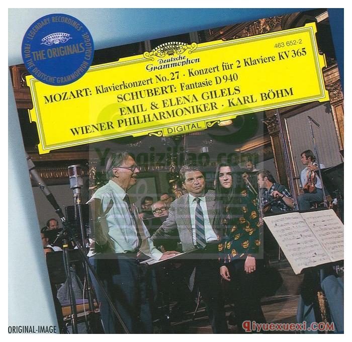 双钢琴协奏曲 K.365 · 舒伯特:双钢琴幻想曲 D.940 古典乐唱片下载