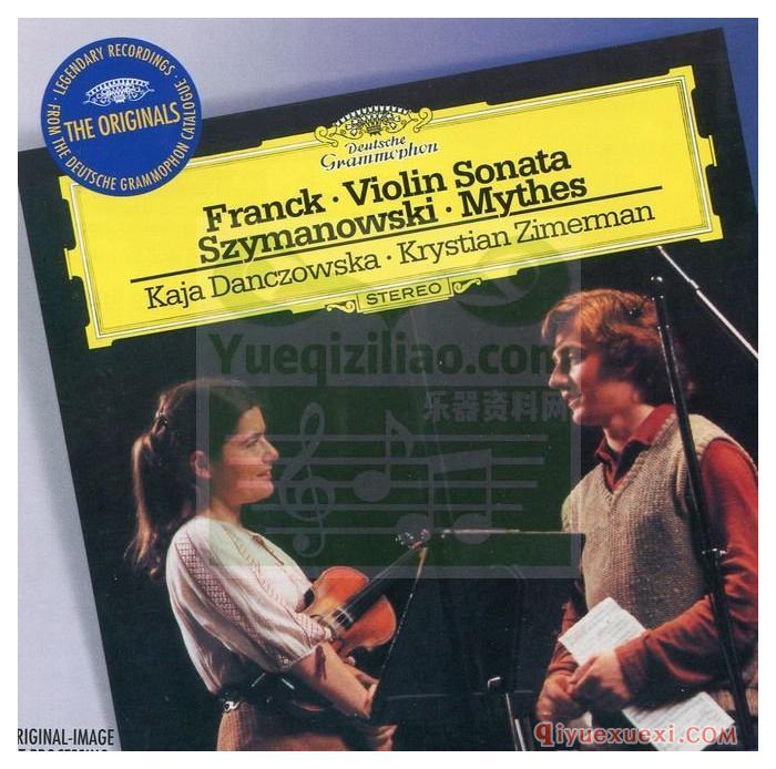 弗兰克：小提琴奏鸣曲 · 席曼诺夫斯基：“神话”(小提琴_丹莎芙丝卡, 钢琴_齐默尔曼)古典乐唱片下载