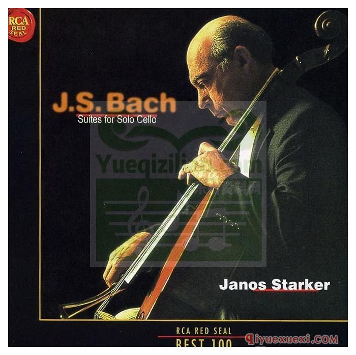 巴赫音乐作品 | 六首无伴奏大提琴组曲史塔克大提琴