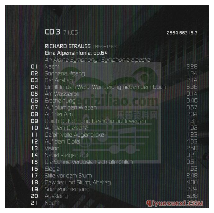 巴伦博伊姆指挥,理查·斯特劳斯演奏马勒&勋伯格作品6CD专辑_芝加哥交响乐团